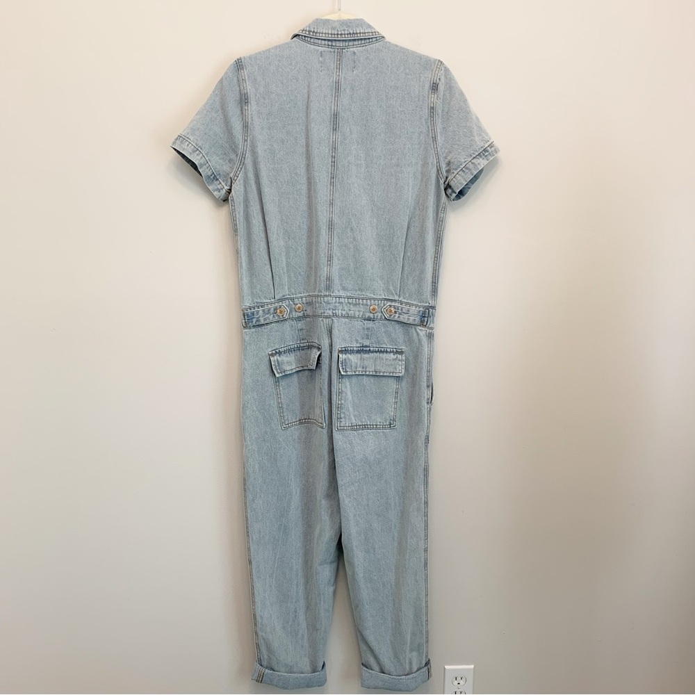 Signature8 Short Sleeve Denim Jumpsuit Size S/M - Picture 10 of 16
